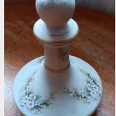 Small vintage look lidded bottle