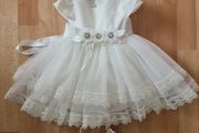 Christening baptism dress 0-3 month with headband, shoes and jacket