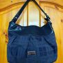 Tommy Hilfiger Navy Monogram Hobo Bag Image 6