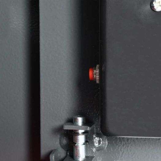 Digital Safe with Fingerprint Dark Grey 35x25x25 cm