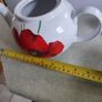 Rayware Alpine Poppy Teapot plus 5 Aynsley dessert plates and 3 dinner plates BREEZE everyday use. Image 4