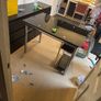 FREE Black glass and aluminium desk Image 2
