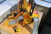 Volvo construction playset and 5 vehicles