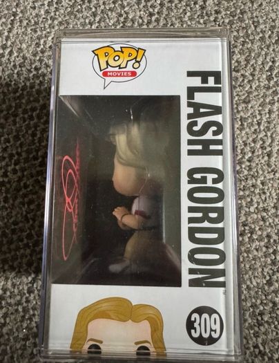 Funko Pop Movies Flash Gordon Flash Gordon 309 Signed Sam Jones Flash Ted