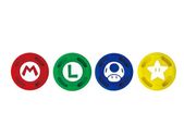 Nintendo Switch JoyCon Controller Silicone Thumb Stick Grips Caps Mario Luigi