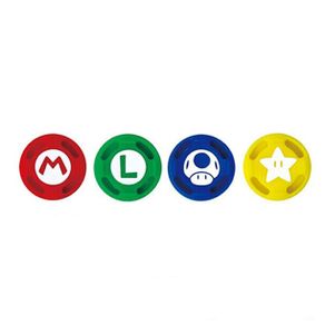 Nintendo Switch JoyCon Controller Silicone Thumb Stick Grips Caps Mario Luigi