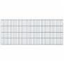 2D Gabion Fence Galvanised Steel 2.008x0.83 m 6 m (Total Length) Grey Image 6