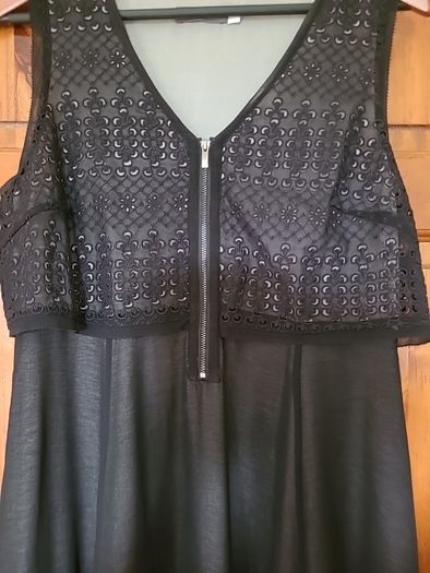 Ladies Mint Velvet Black Dress Size 12