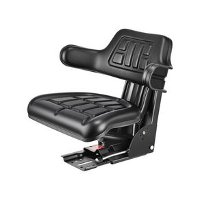Universal Forklift Seat, Waterproof Tractor Suspension Seat with Adjustable Back, Secure Tractor Seat with Micro Switch, Widely Compatible Seat for Skid Loader Bulldozer