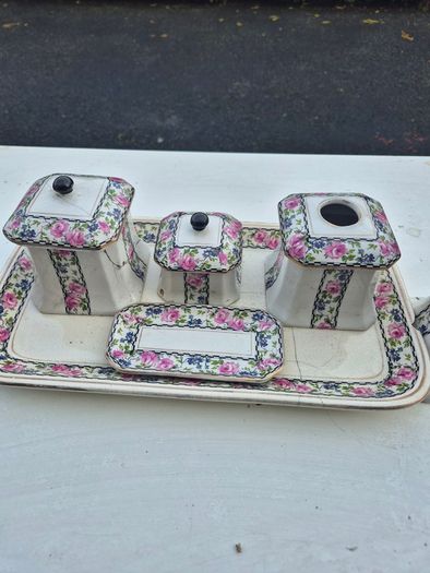 Antique condiment set