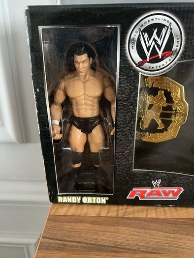 WWE Randy Orton & Edge Action Figures w/ Tag Team Championship Belt