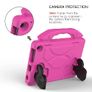 For Amazon Fire HD 8 2022 12th Gen Kids Case Shockproof Cover With Stand - Pink Image 2