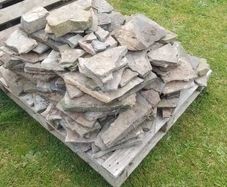 pallet of slate stone