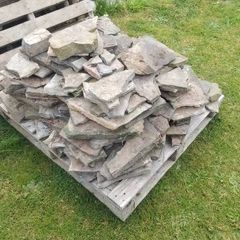 pallet of slate stone