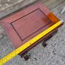 mahogany occasional table Image 5