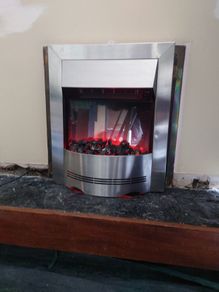 Electric Fire Insert Stainless steel