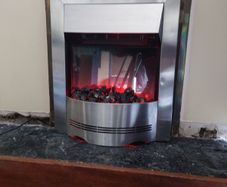 Electric Fire Insert Stainless steel
