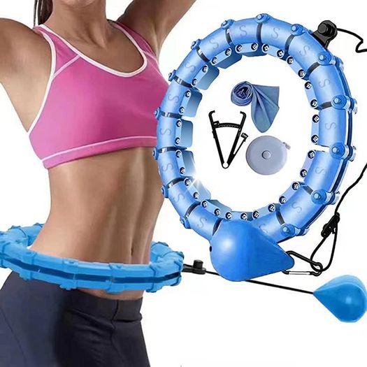 Smart Hula Hoop for Adults, Weighted Hoola Hoops 27 Knots Detachable Ring Adjustable Size, Hula Hoops with Auto-Spinning Ball (FREE SHIPPING)