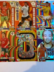 Premium Panini Adrenalyn XL Football Cards Selection 6 Shiny Inserts