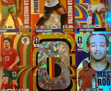 Premium Panini Adrenalyn XL Football Cards Selection 6 Shiny Inserts