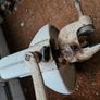 Antique laundry mangle, sink mounted Image 5