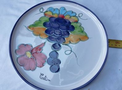 Vintage "Himark" Ceramic Cheese Platter