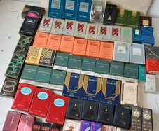 70 Vintage Sample Perfume and Cologne Bottles (unused)