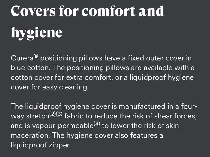 Curera Multi Pillow - A Versatile Pillow for Knee and Heel Support