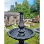 Three Tier Fountain Cast Iron Black CH R 5700 Image 4