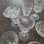 1950s Glassware JOB LOT. Napkin rings etc, sherry glasses, Image 5