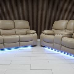 Rita Plus Electric Leather Recliner Sofa Set