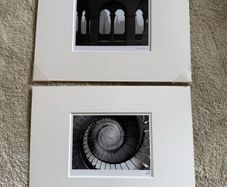Pair of IKEA black and white prints