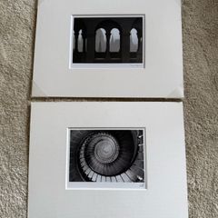 Pair of IKEA black and white prints
