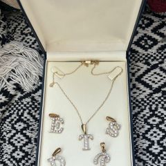 Choose your letter: 9ct Gold Letter Necklace