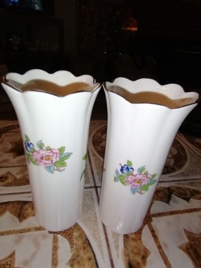 Pair Vintage Aynesley vases