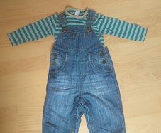 Next baby  Dungarees and t-shirt