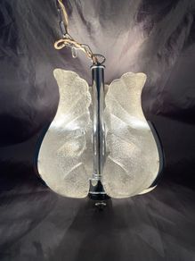 Vintage Carl Fagerlund chandelier by Orrefors