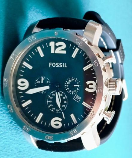 Fossil Nate Chronograph Black Dial