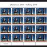2008 Ireland Christmas Commemorative Stamps Sheetlet Plate 1B1B1B1B Mint Never Hinged (MNH) Image 2
