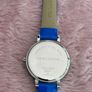 Seconda Ladies Watch With Blue Leather Strap Image 4