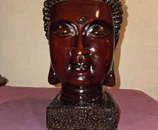 Large Buddha Head Sculpture