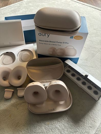 Eufy Breast pump (s1 pro) with charging case & heating technology