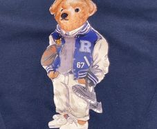 Polo Ralph Lauren Polo Bear Fleece Football Bear Kids 10-12 Football Bear