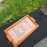 Medium sized wood brittany tray postage possible Image 4