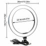 10" LED Ring Light Photographic Selfie Ring Lighting with Stand for Smartphone Youtube Makeup Video Studio Tripod Ring Light Image 9