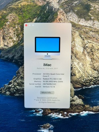 Apple iMac 21.5" 2017 4k