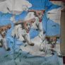 Cotton apron, Simon Drew apron, Springer spaniels apron, Gift, New Image 6