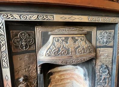 Free Cast Iron Mantelpiece
