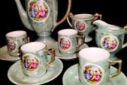 Old Japanese lustre ware set
