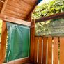 Selwood Olympia Wooden Playhouse, Slide and Climbing Wall Image 8